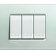 LIVING LIGHT PLACA  3 MODULOS PLATA LNA4803AG