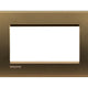 LIVING LIGHT PLACA  4 MODULOS BRONCE LNA4804BZ