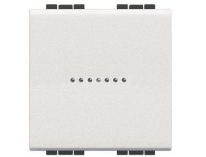 LIVING LIGHT INTERRUPTOR 9/12 AXIAL 2 MODULO BLANCO N4051M2N