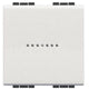 LIVING LIGHT INTERRUPTOR 9/12 AXIAL 2 MODULO BLANCO N4051M2N