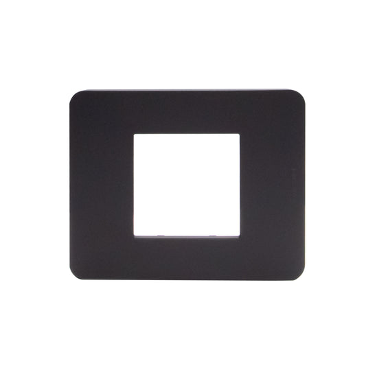 MATIX GO PLACA 2 MODULOS NEGRO  JA4802JB