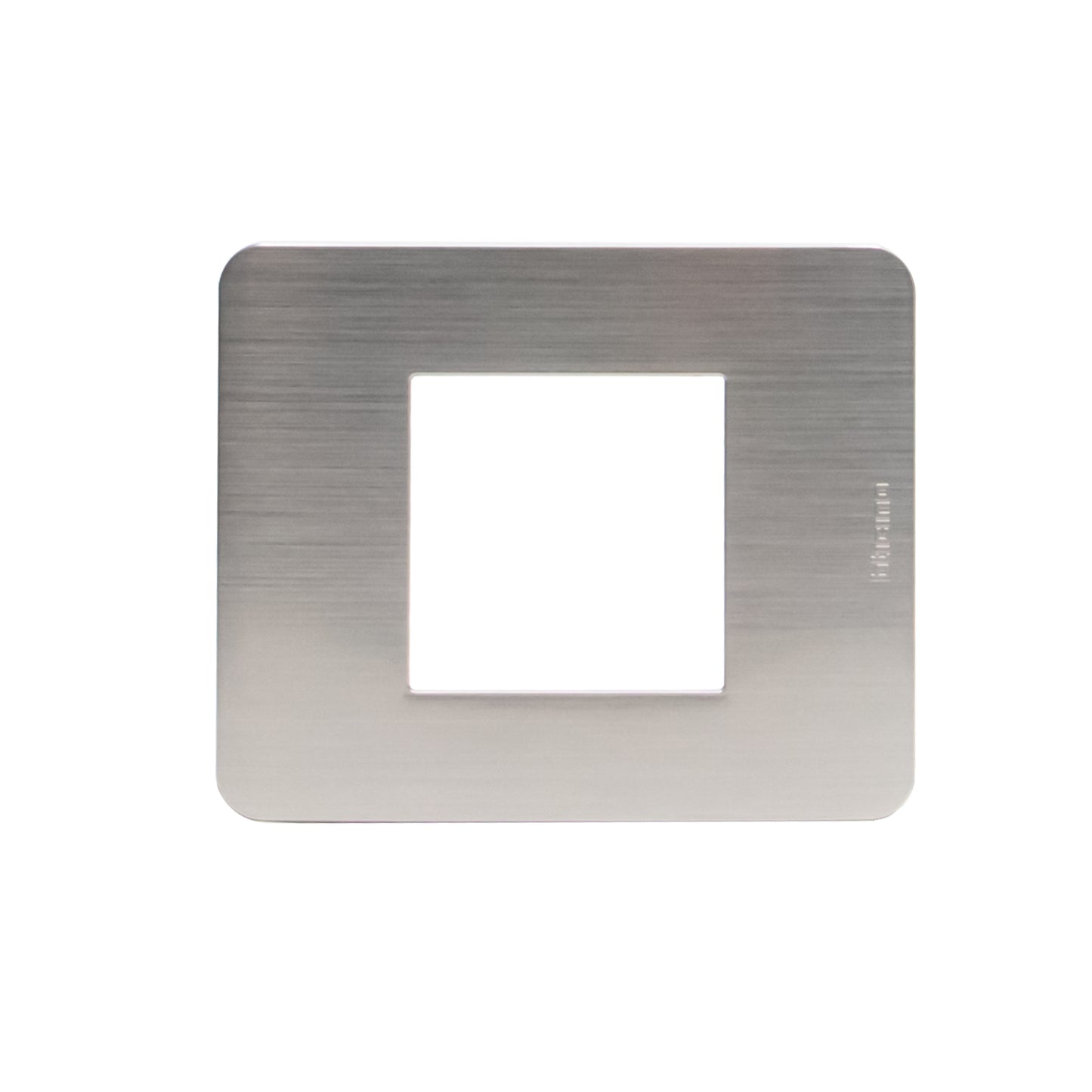 MATIX GO PLACA 2 MODULOS EF ACERO JA4802ES