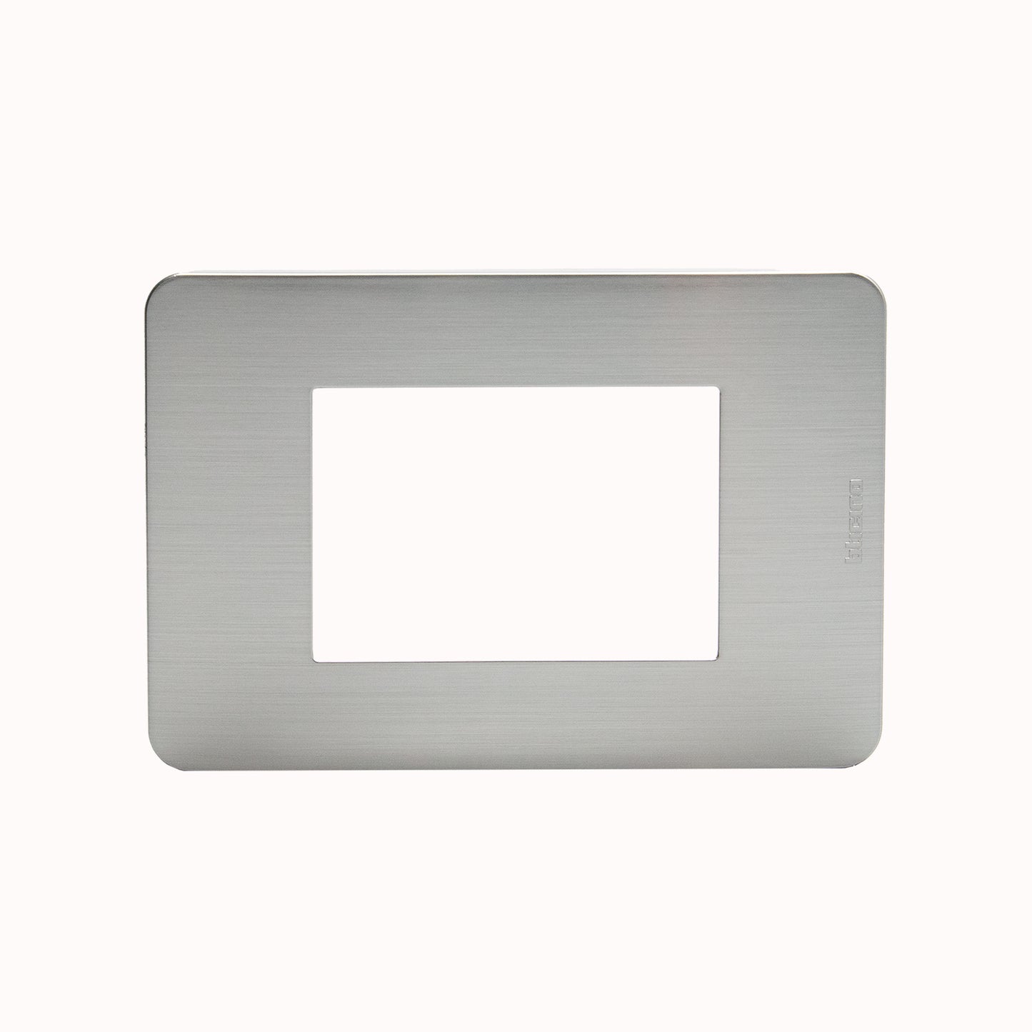 MATIX GO PLACA 3 MODULOS EF ACERO  JA4803ES