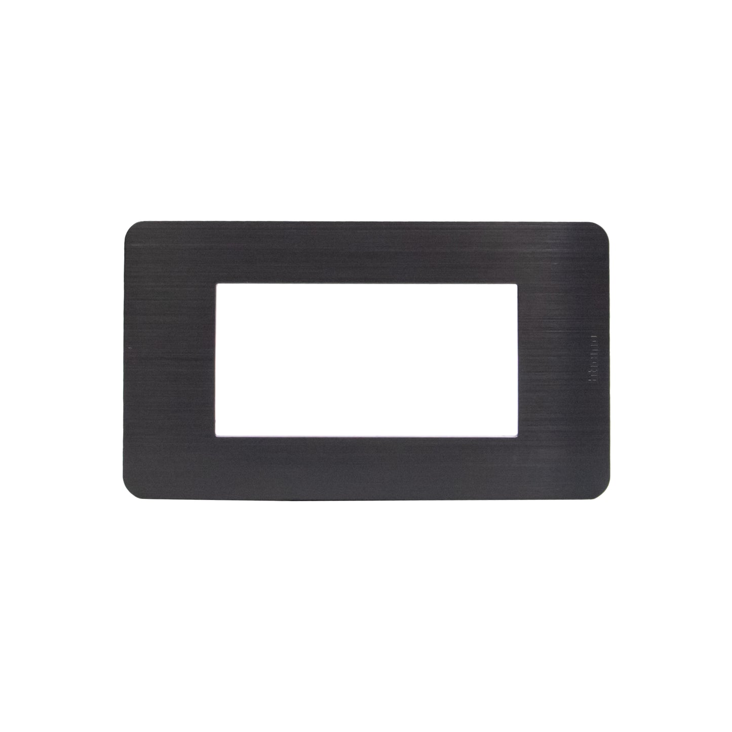 MATIX GO PLACA 4 MODULOS NIQUEL NEGRO JA4804EN