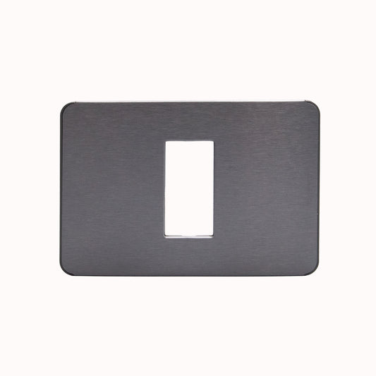 MATIX GO PLACA 1 MODULO ACERO JA4803M1AT