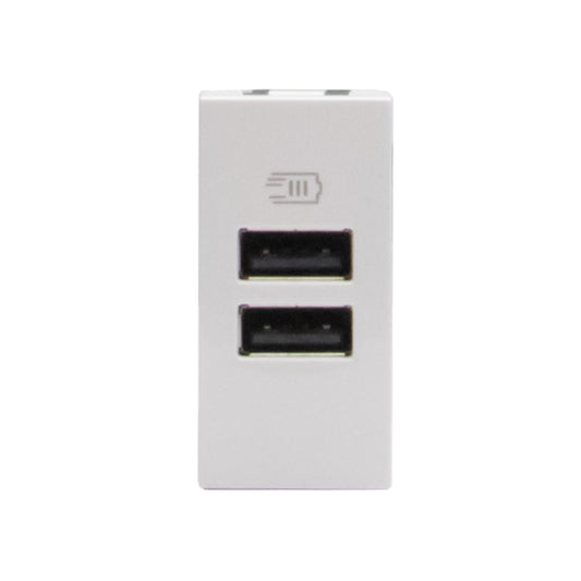 MATIX GO CARGADOR USB AA 1 MODULO BLANCO JW4191AA