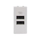 MATIX GO CARGADOR USB AA 1 MODULO BLANCO JW4191AA