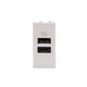 MATIX GO CARGADOR USB AC 1 MODULO BLANCO JW4191AC