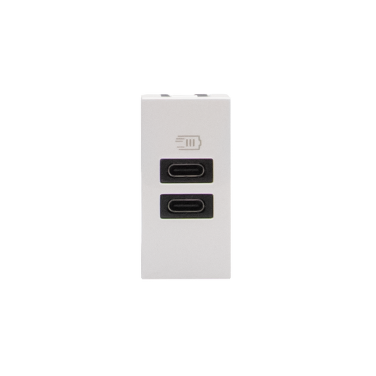 MATIX GO CARGADOR USB CC 1 MODULO BLANCO JW4191CC