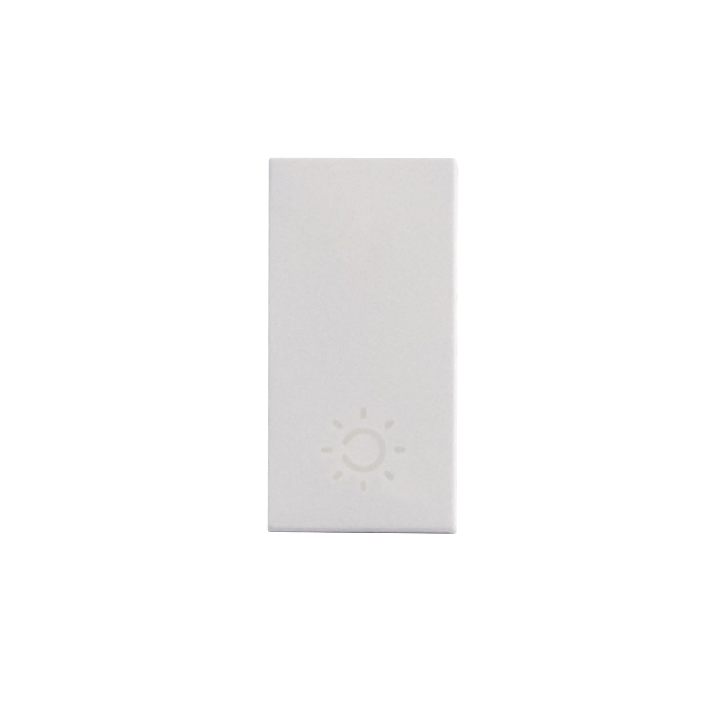 MATIX GO CUBREMODULO COMANDO LAMPARA 1 MODULO BLANCO JW4915A