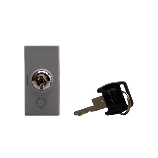 MATIX GO INTERRUPTOR 2P 16AX CON LLAVE GRIS JG4012