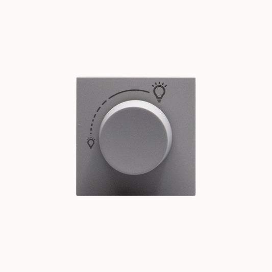 MATIX GO DIMMER UNIVERSAL ROTATIVO 2 MODULOS GRIS JG4415