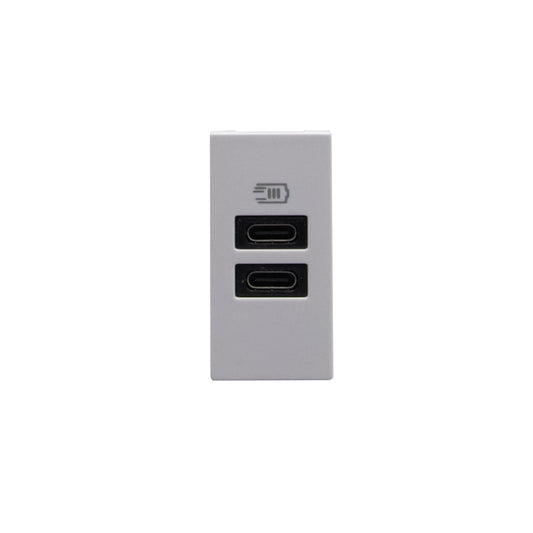 MATIX GO CARGADOR USB CC 1 MODULOS GRIS JG4191CC