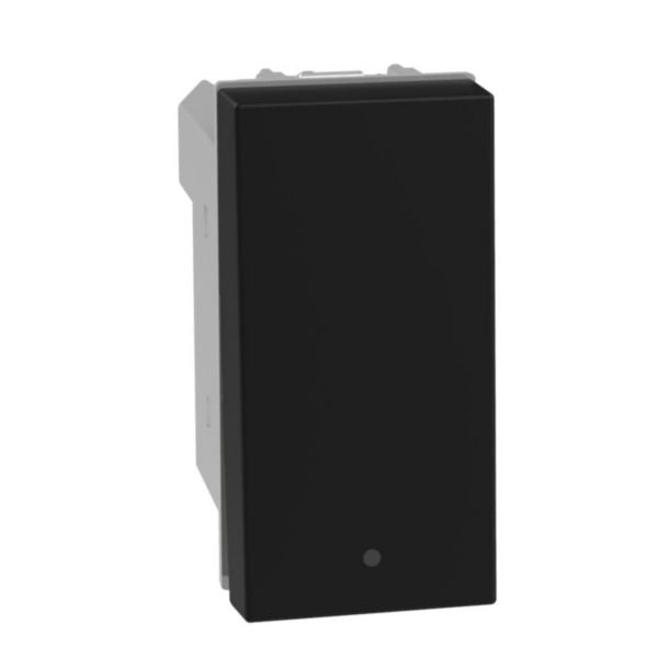 MATIX GO INTERRUPTOR 9/12 1P 10AX 1 MODULO NEGRO JB4001