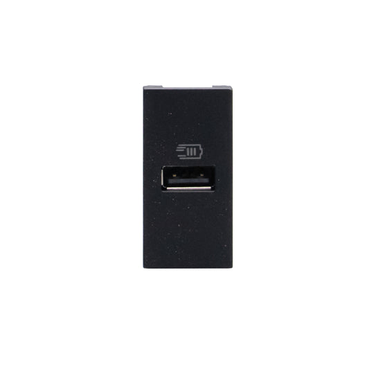 MATIX GO CARGADOR USB A 1 MODULO NEGRO JB4191A