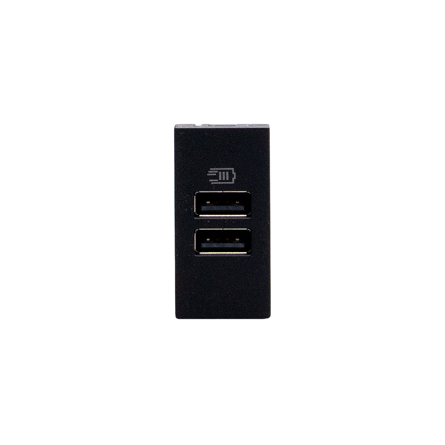 MATIX GO CARGADOR USB AA 1 MODULO NEGRO JB4191AA