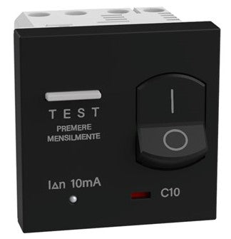 MATIX GO RCBO 1P+N 10A 30MA NEGRO JB4306A10