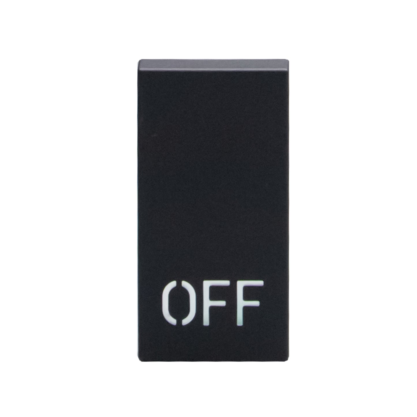 MATIX GO CUBREMODULO COMANDO ON 1 MODULO AX NEGRO JB4916M