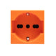 MATIX GO TOMA UNIV 2P+T10/16A SCHUKO NARANJO J4140A16O
