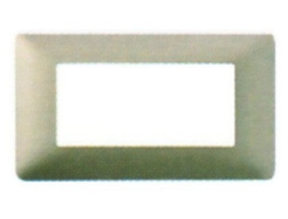 MATIX PLACA 4 MODULOS TITANIO CLARO AM4804TC
