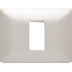 MATIX PLACA 1 MODULO ALUMINIO NATURAL AM503M1AL