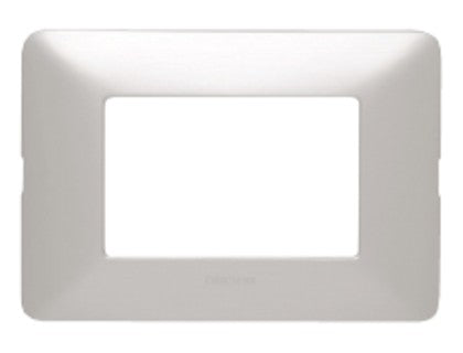 MATIX PLACA 3 MODULOS ALUMINIO NATURAL AM503M3AL