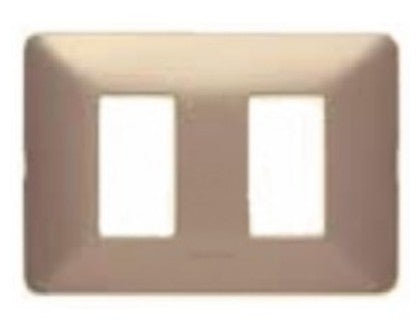 MATIX PLACA 2 MODULOS CHAMPAGNE AM503M2CH
