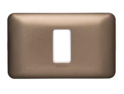 MATIX PLACA 1 MODULO ALUMINIO TITANIO AM503M1TI