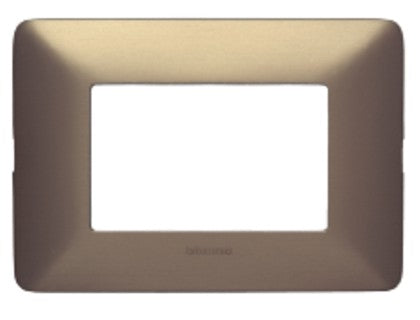 MATIX PLACA 3 MODULOS ALUMINIO TITANIO AM503M3TI