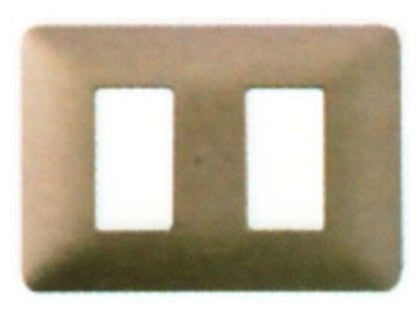 MATIX PLACA 2 MODULOS TITANIO CLARO AM503M2TC