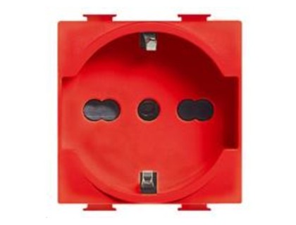 MATIX ENCHUFE SCHUKO 16A ROJO A5440/16R