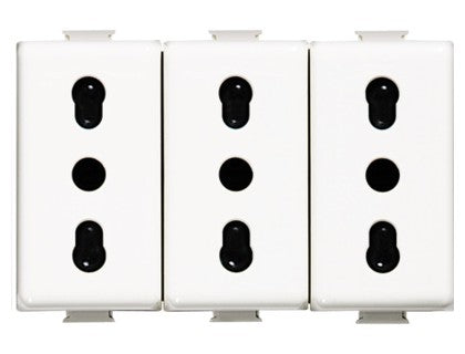 MATIX ENCHUFE 10/16A TRILE BLANCO AM5180/3