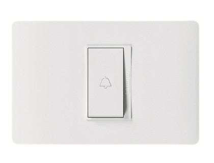 LUZICA INTERRUPTOR PULSADOR P/TIMBRE ARMADO BLANCO PU1102