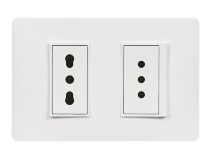 LUZICA ENCHUFE 2P+T10A+ 10/16A ARMADO BLANCO PU1293