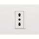 LUZICA ENCHUFE SIMPLE 2P+T 10/16A ARMADO BLANCO PU1180