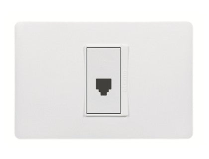 LUZICA ENCHUFE RJ-11 ARMADO BLANCO PU1182