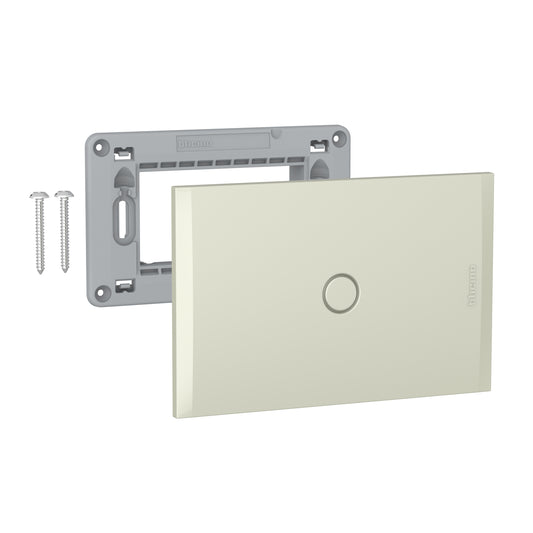 NOBILE PLACA 0 PUESTO CON SOPORTE COLOR PERLA AF5S0NA