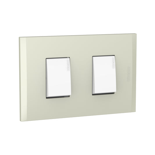 NOBILE INTERRUPTOR 9/15 PERLA PLACA BLANCA AF2200EBNA