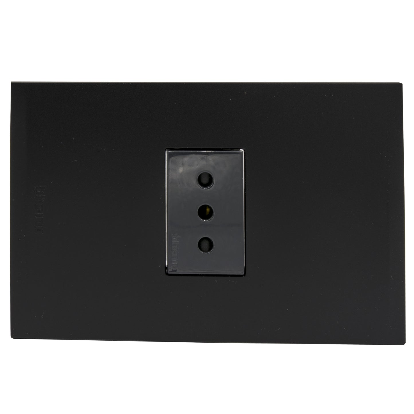 NOBILE ENCHUFE SIMPLE ANTRACITA PLACA NEGRA AF2113E1ANG