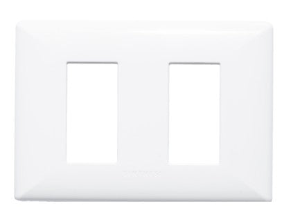 S22 PLACA 2 MODULOS BLANCO 220201