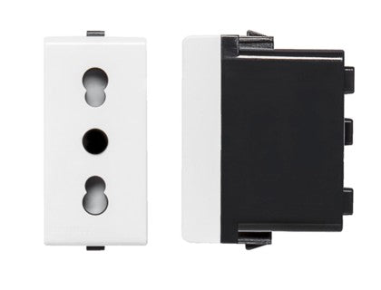 S22 MODULO ENCHUFE 2P+T 10/16A BLANCO 223101