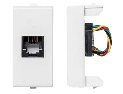S22 MODULO ENCHUFE RJ-11 BLANCO  224001