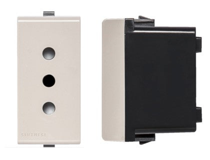 S22 MODULO ENCHUFE 2P+T 10A BEIGE 223002