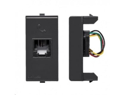 S22 MODULO ENCHUFE RJ-45 CAT6 NOIR 224606