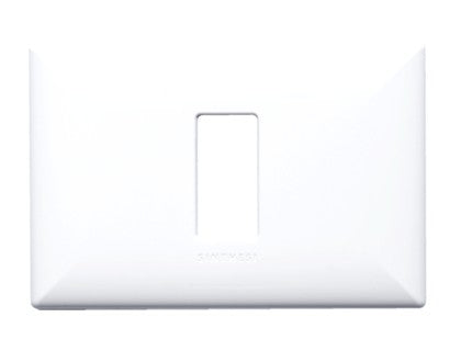 S17 PLACA 1 MODULO BLANCO 170101