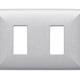 S17 PLACA 2 MODULOS NIQUEL ABS  170235