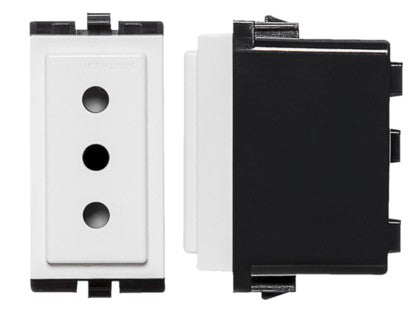 S17 MODULO ENCHUFE 2P+T 10A BLANCO 173001