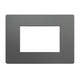 S33 PLACA 3 MODULOS GREY/MATE 330323