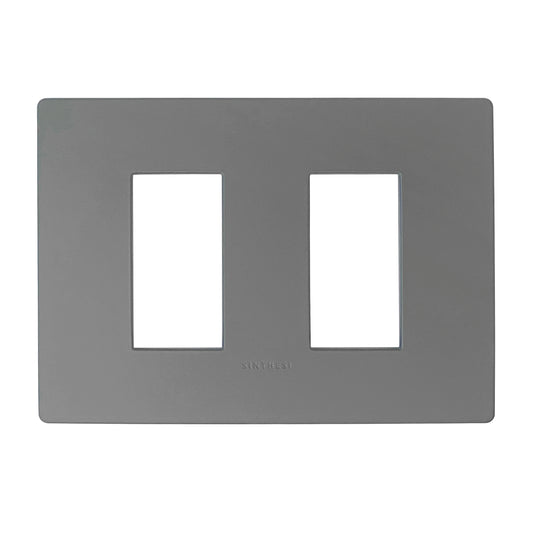 S33 PLACA 2 MODULOS GREY/MATE 330223