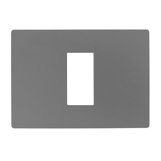 S33 PLACA 1 MODULO GREY/MATE 330123